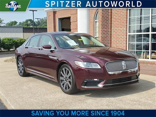 used 2017 Lincoln Continental car, priced at $21,963