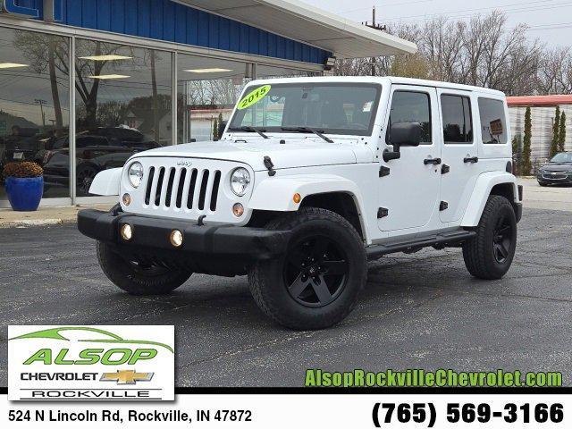 used 2015 Jeep Wrangler Unlimited car, priced at $16,686