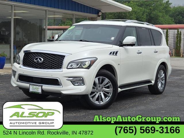 used 2017 INFINITI QX80 car, priced at $18,401