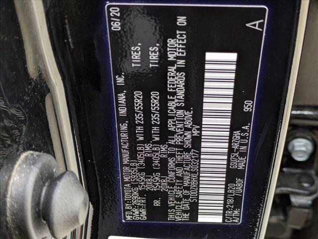 used 2020 Toyota Highlander car, priced at $33,295