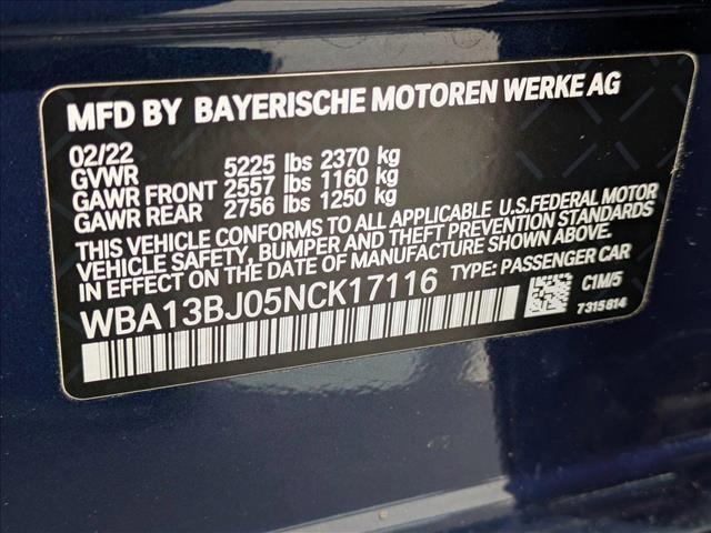 used 2022 BMW 530 car, priced at $40,295