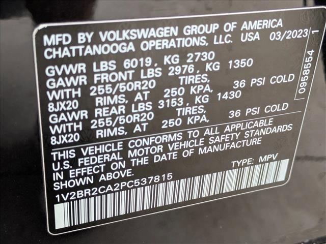 used 2023 Volkswagen Atlas car, priced at $33,695