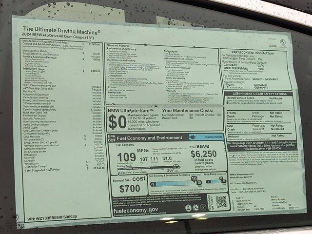 used 2024 BMW i4 Gran Coupe car, priced at $62,971