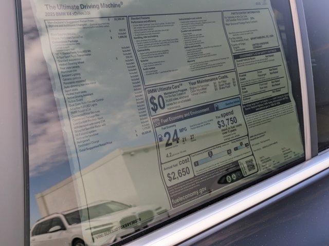 used 2025 BMW X4 car, priced at $56,971