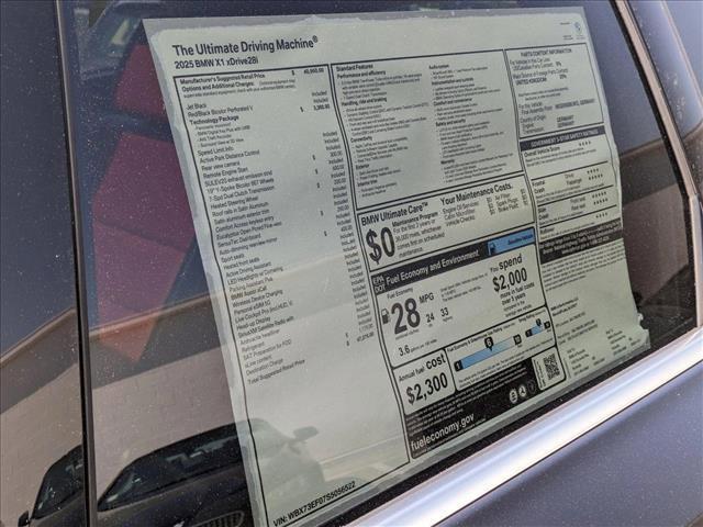 used 2025 BMW X1 car, priced at $43,971