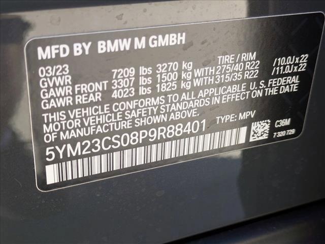 used 2023 BMW XM car, priced at $88,995