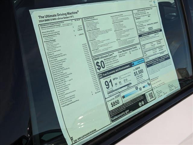 used 2024 BMW i5 car, priced at $89,745