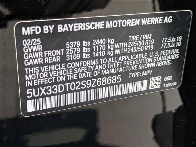new 2025 BMW X4 car, priced at $60,650