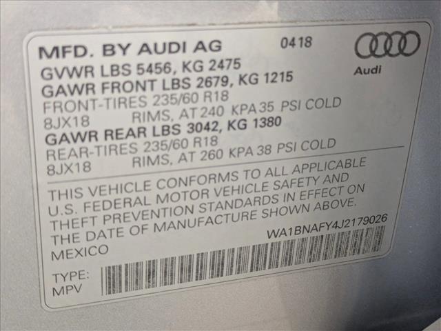 used 2018 Audi Q5 car, priced at $21,440