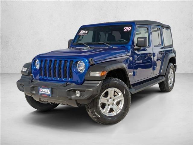 used 2020 Jeep Wrangler Unlimited car, priced at $25,695