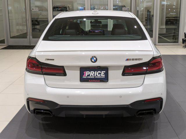 used 2021 BMW M550 car, priced at $61,995