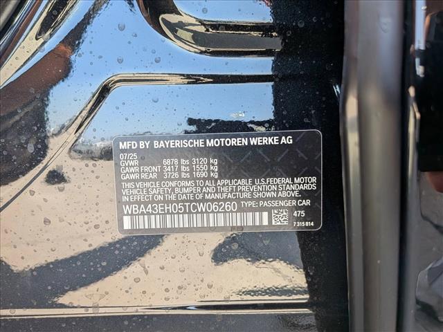 new 2026 BMW 750e car, priced at $124,875