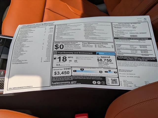 new 2026 BMW M4 car, priced at $104,095