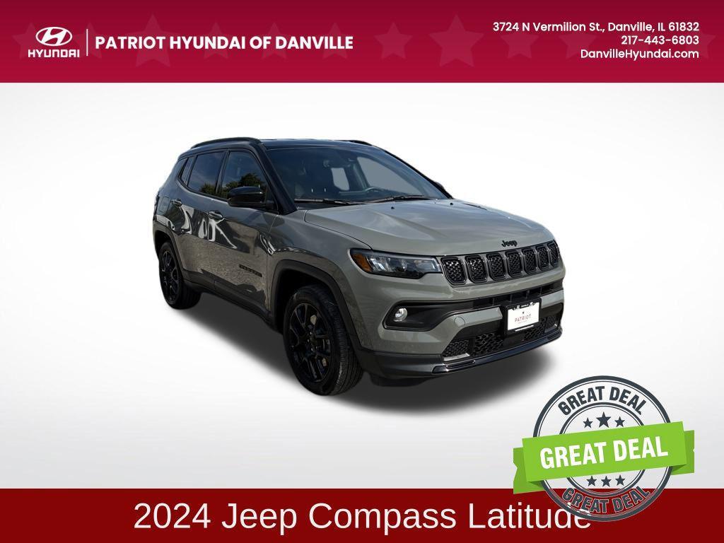 used 2024 Jeep Compass car, priced at $24,797