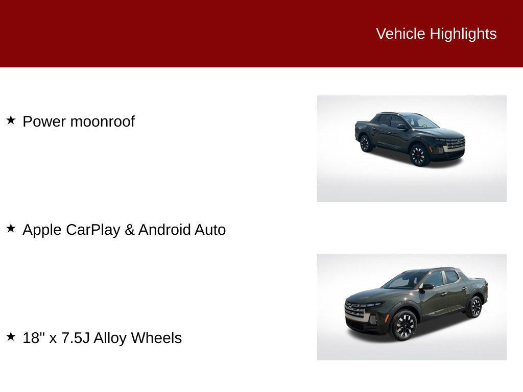 new 2026 Hyundai SANTA CRUZ car, priced at $35,373