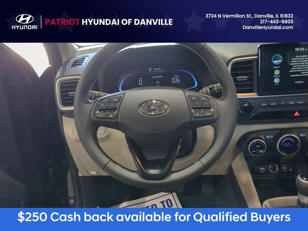 new 2025 Hyundai Venue car, priced at $24,723
