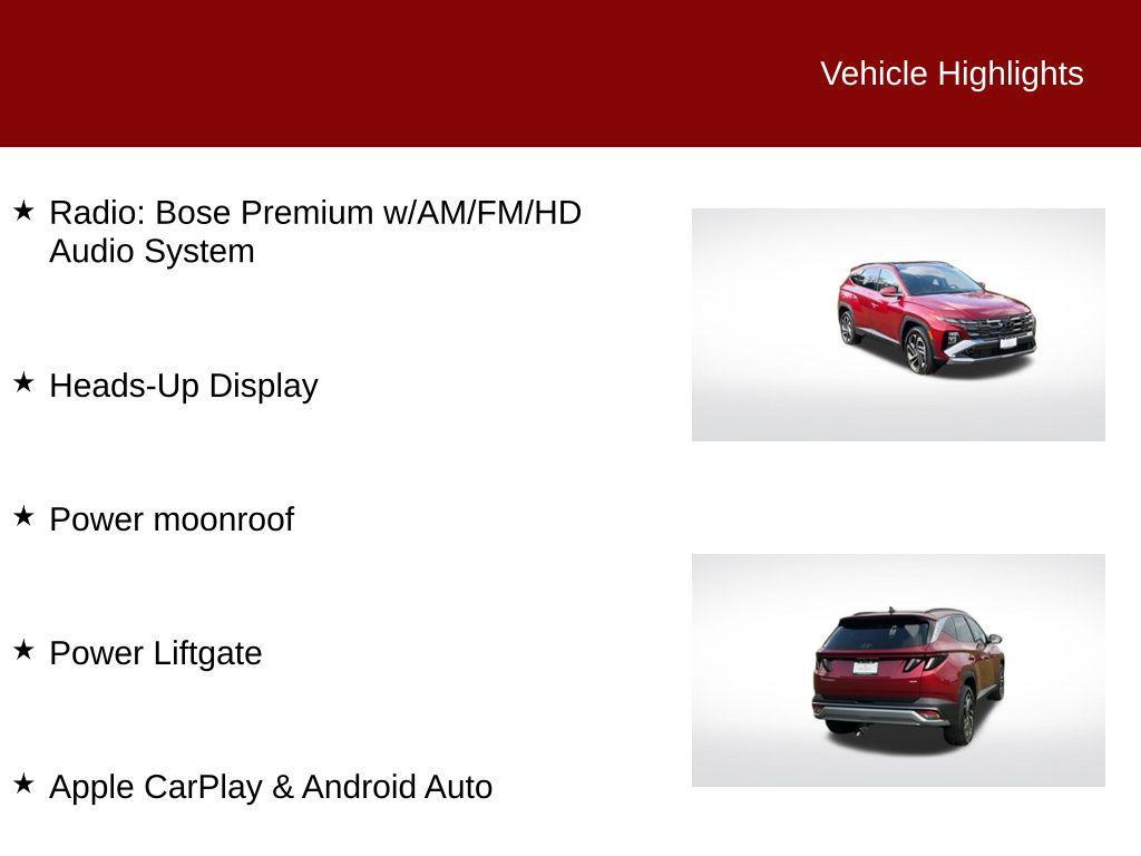 new 2026 Hyundai Tucson car, priced at $40,776