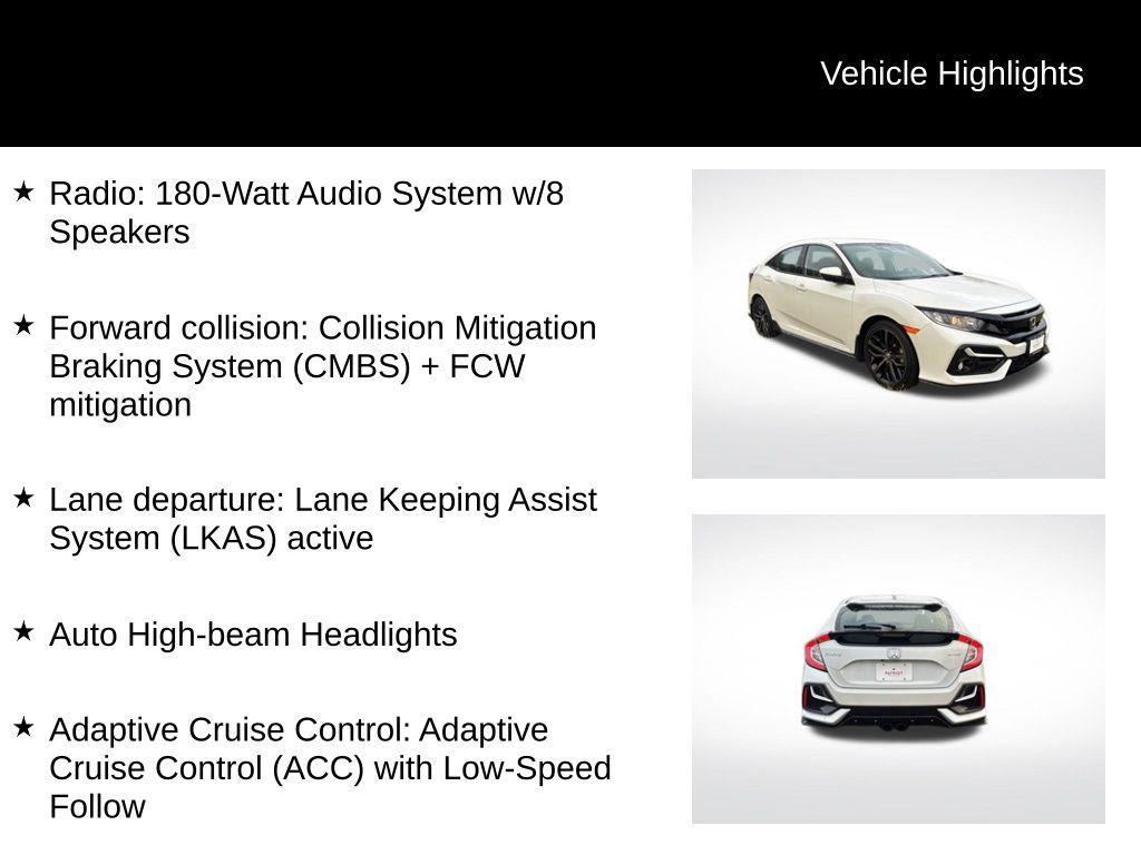used 2021 Honda Civic car, priced at $21,217