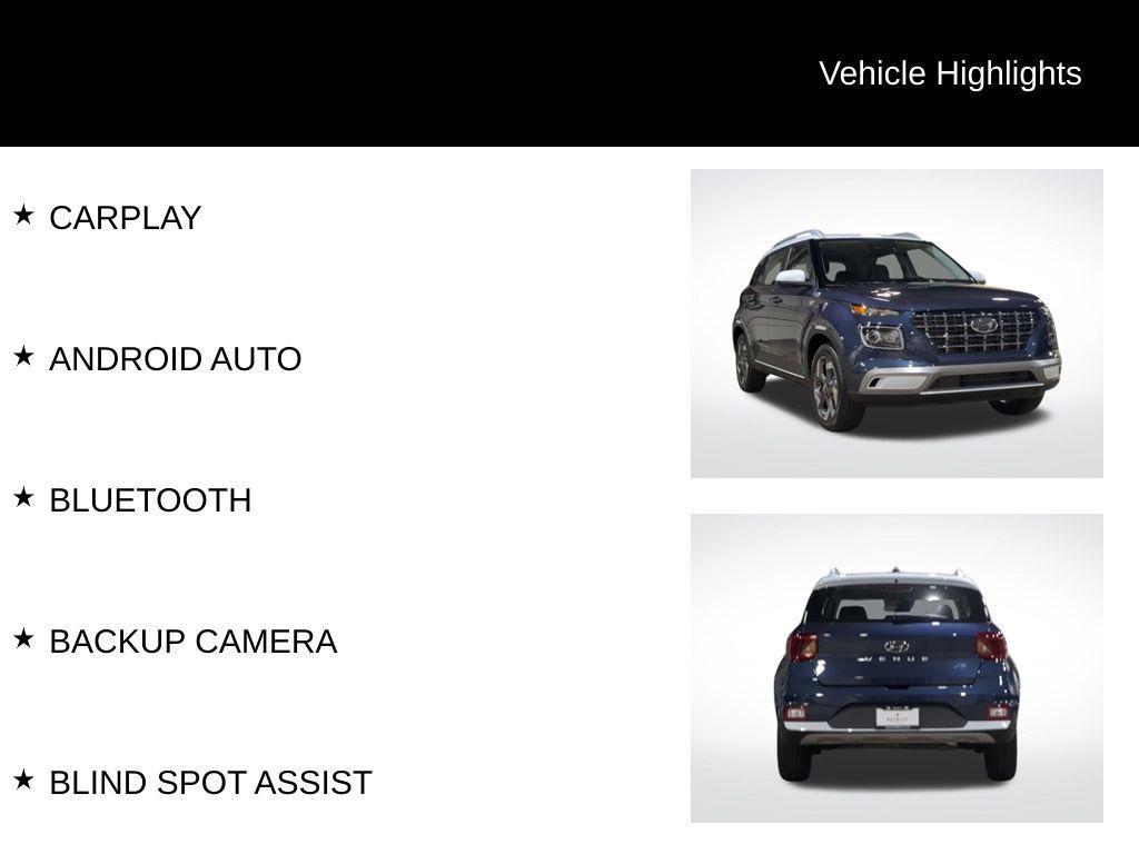 used 2025 Hyundai Venue car, priced at $24,347