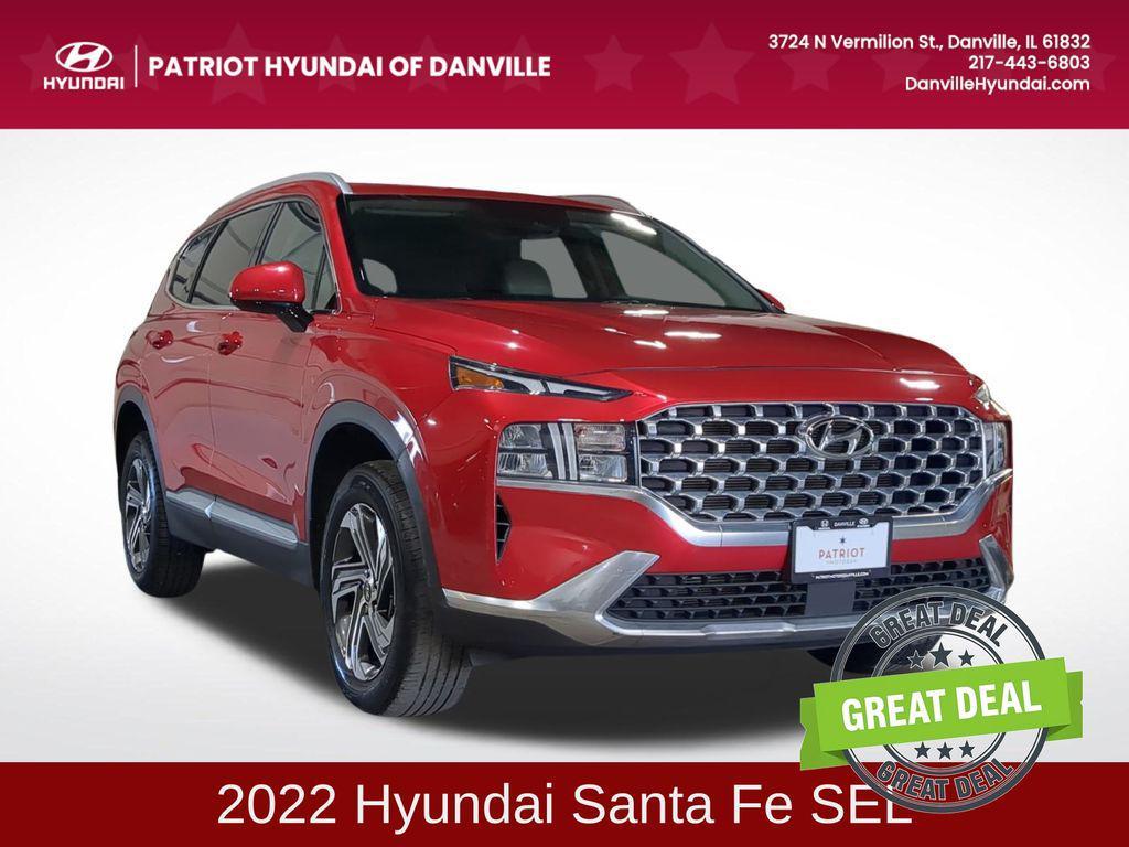 used 2022 Hyundai Santa Fe car, priced at $21,277