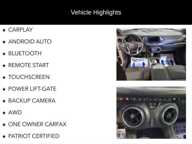used 2022 Chevrolet Blazer car, priced at $22,997
