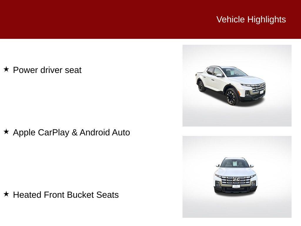 new 2026 Hyundai SANTA CRUZ car, priced at $32,445