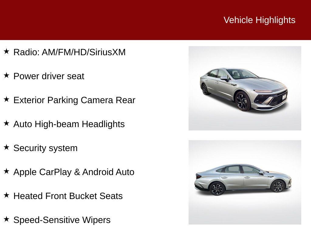 new 2025 Hyundai Sonata car, priced at $25,707