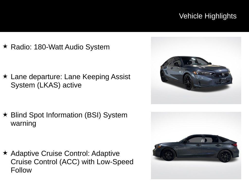 used 2025 Honda Civic car, priced at $25,177