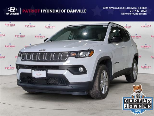 used 2022 Jeep Compass car, priced at $21,537