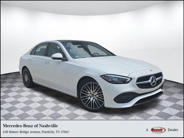 new 2025 Mercedes-Benz C-Class car, priced at $52,885