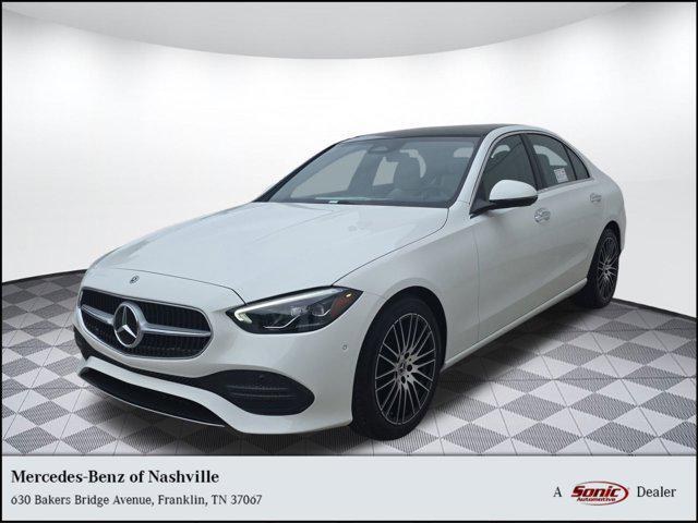 new 2025 Mercedes-Benz C-Class car, priced at $52,885