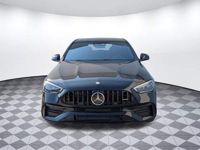 new 2025 Mercedes-Benz AMG C 43 car, priced at $77,445