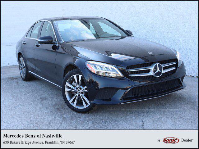 used 2019 Mercedes-Benz C-Class car, priced at $23,999