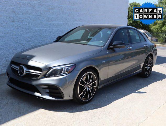 used 2020 Mercedes-Benz AMG C 43 car, priced at $45,996