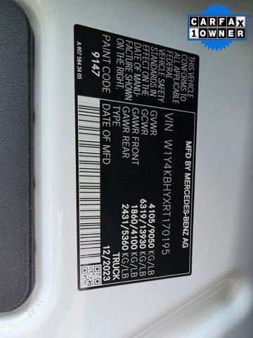 used 2024 Mercedes-Benz Sprinter 2500 car, priced at $34,776