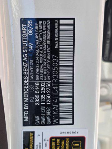 new 2026 Mercedes-Benz C-Class car, priced at $59,450