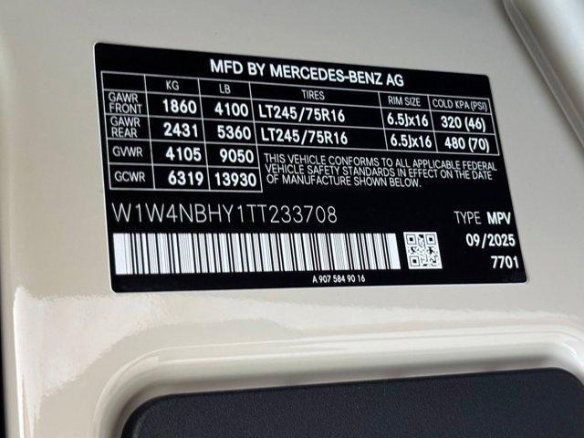 new 2026 Mercedes-Benz Sprinter 2500 car, priced at $71,413