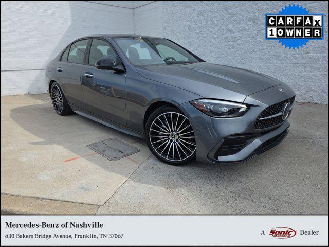 used 2024 Mercedes-Benz C-Class car, priced at $45,599
