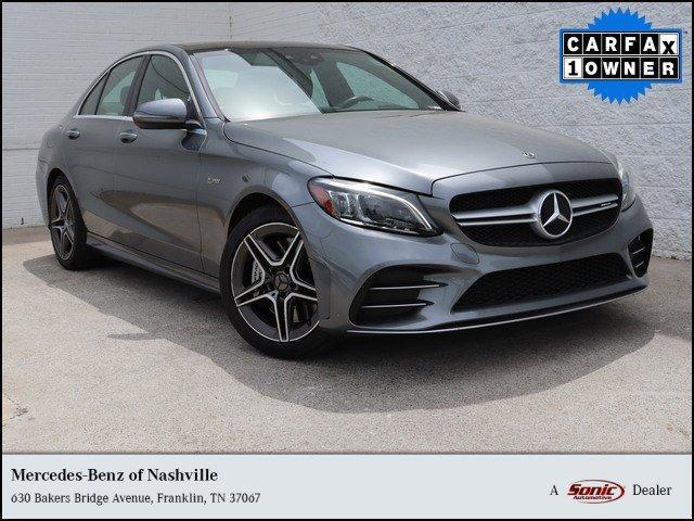 used 2021 Mercedes-Benz AMG C 43 car, priced at $45,999