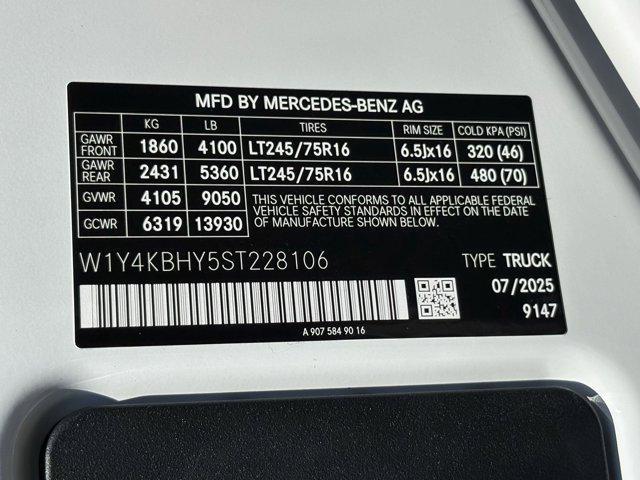 new 2025 Mercedes-Benz Sprinter 2500 car, priced at $60,843