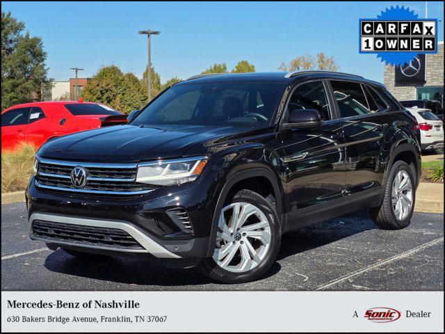 used 2021 Volkswagen Atlas Cross Sport car, priced at $22,999