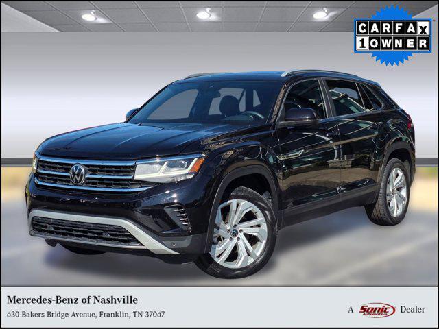 used 2021 Volkswagen Atlas Cross Sport car, priced at $22,499