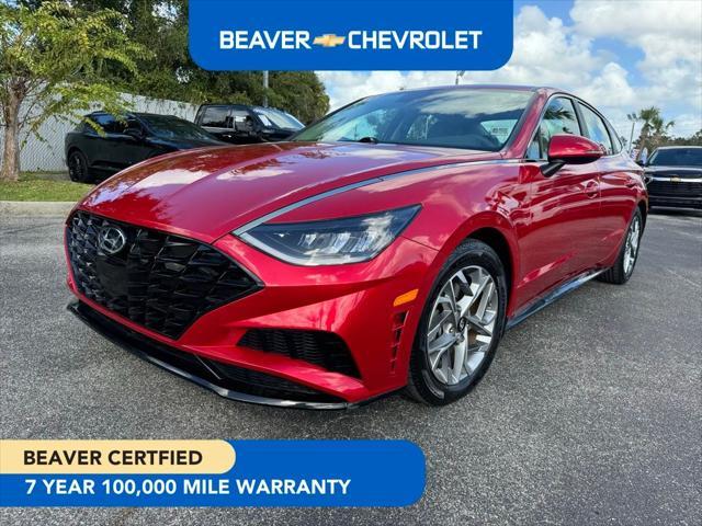 used 2021 Hyundai Sonata car, priced at $20,986