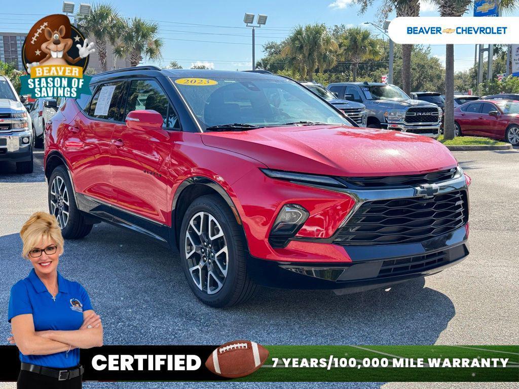 used 2023 Chevrolet Blazer car, priced at $34,777