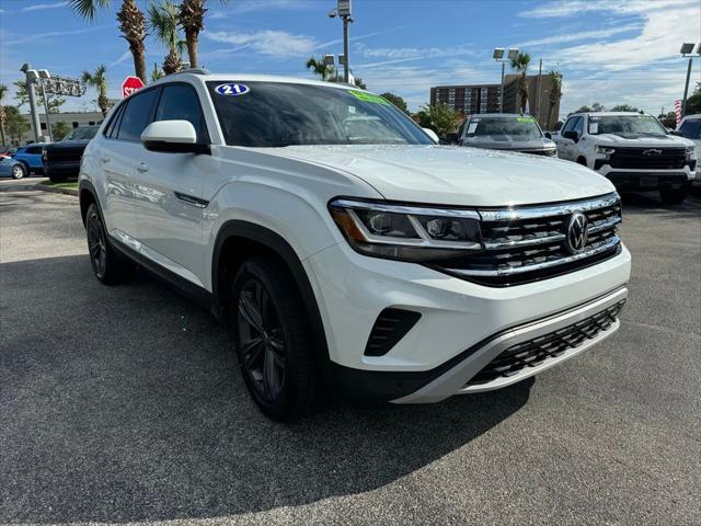 used 2021 Volkswagen Atlas Cross Sport car, priced at $28,129