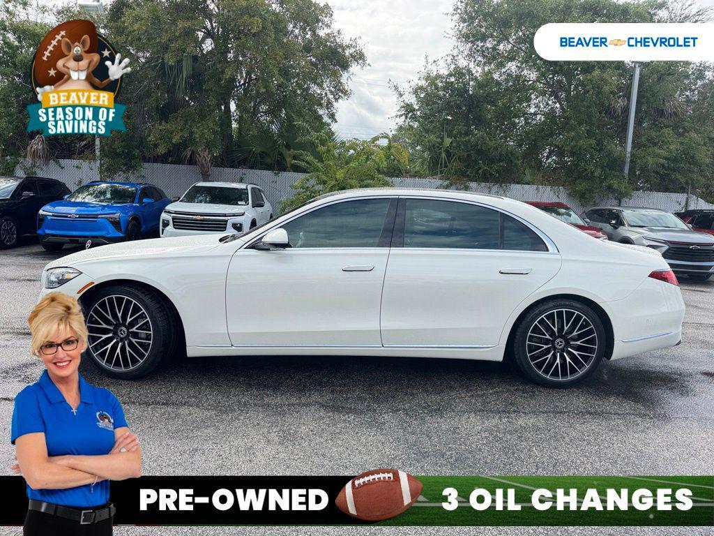 used 2021 Mercedes-Benz S-Class car, priced at $65,977
