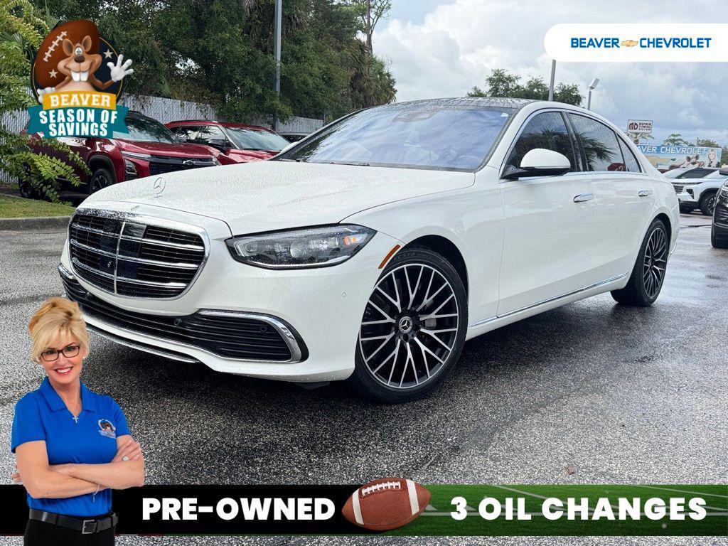 used 2021 Mercedes-Benz S-Class car, priced at $65,977