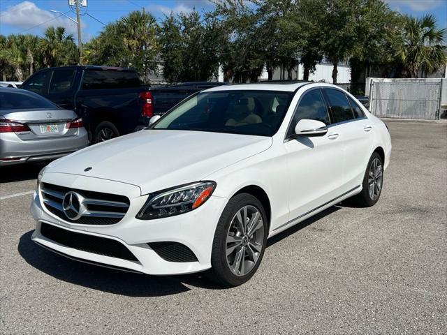 used 2021 Mercedes-Benz C-Class car, priced at $29,998