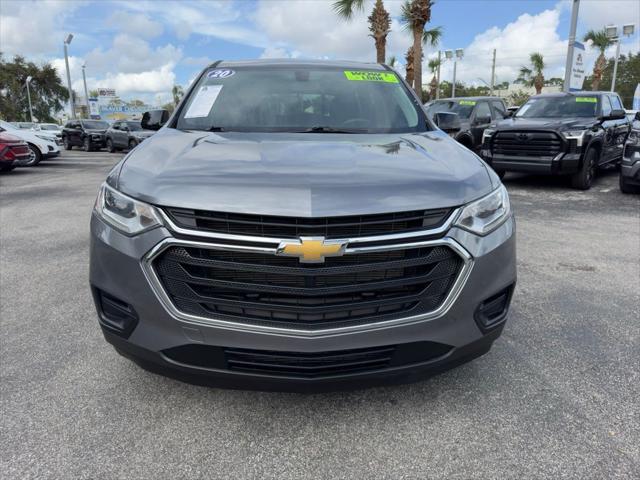 used 2020 Chevrolet Traverse car, priced at $24,693