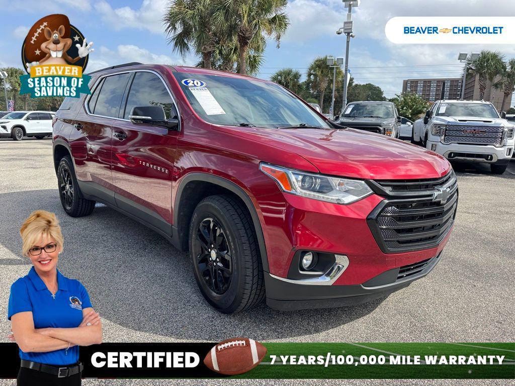 used 2020 Chevrolet Traverse car, priced at $19,632